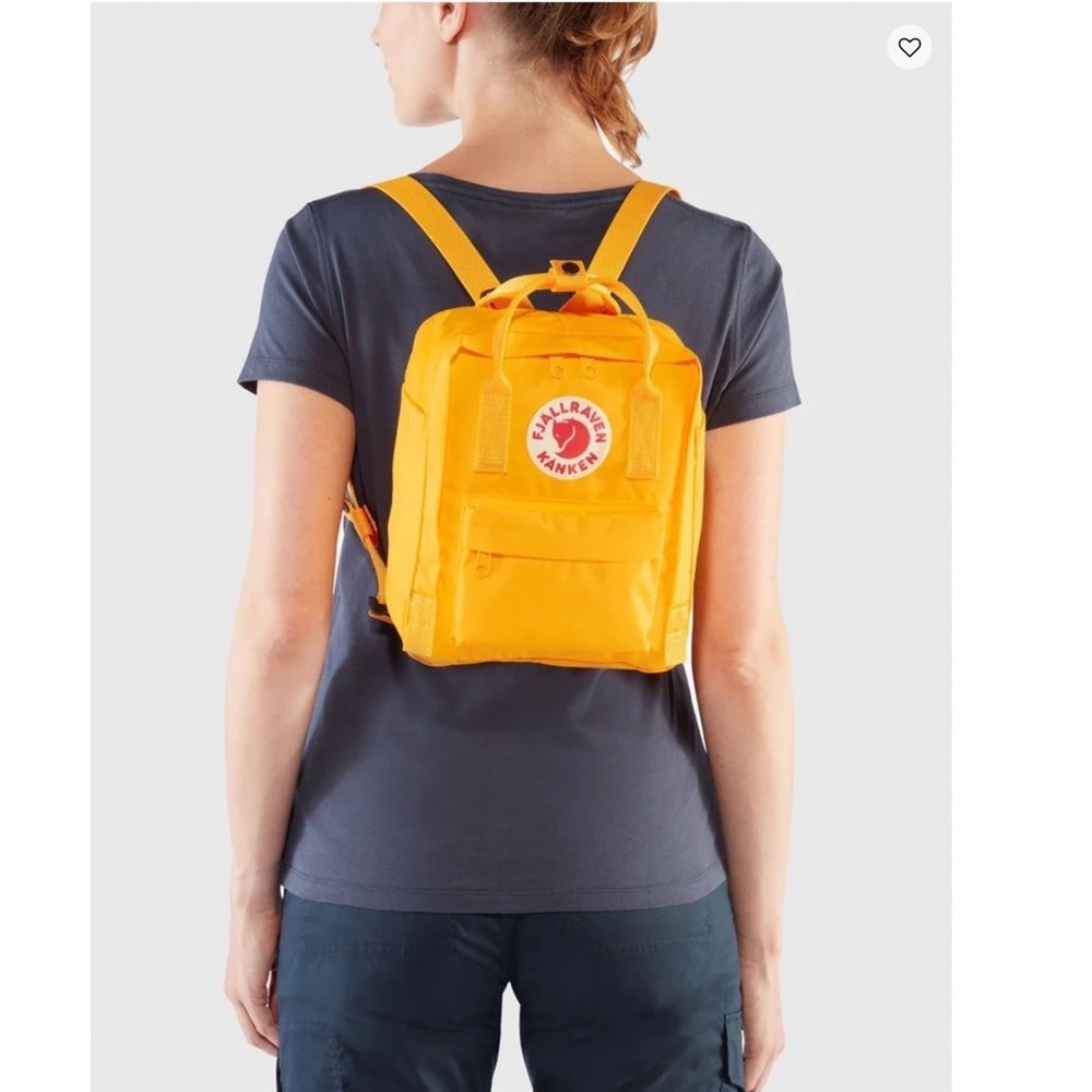 Fjallraven Kanken Mini Backpack Unisex OS Spicy Orange Vinylon 23510 New